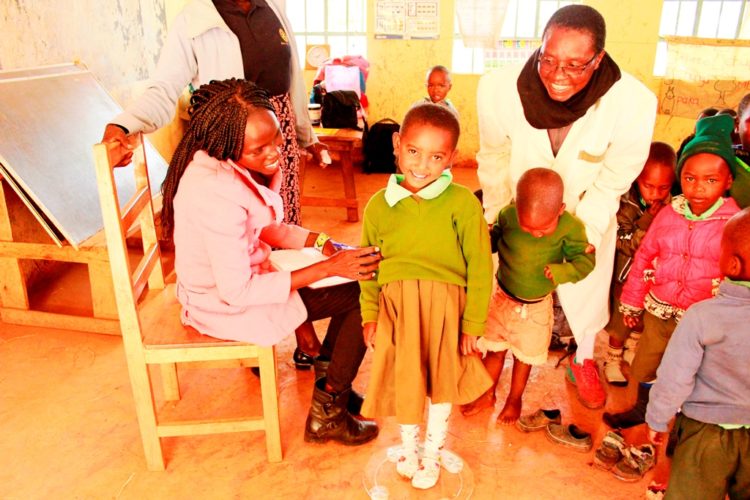 Medical Outreach For Children under 5 – Kapsita Village.
