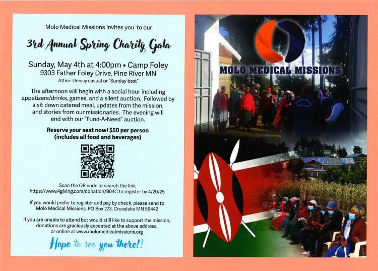 Molo Medical Missions 3rd Annual Spring Charity Gala (2025) – Sunday, May 4th at 4.00pm.